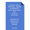 Citizenship Granting of Citizenship to Indian Origin Persons LKA144012