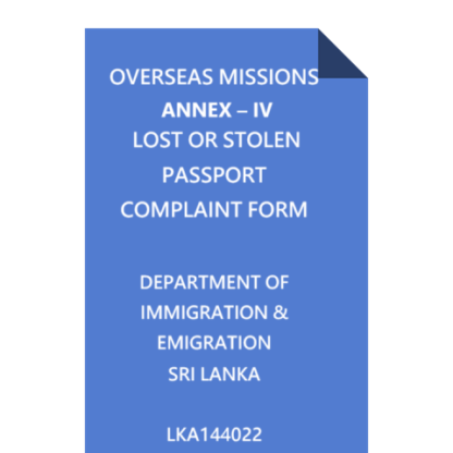 Overseas Missions LKA144022