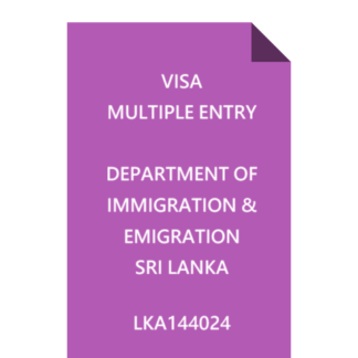 Visa - Multiple Entry LKA144024